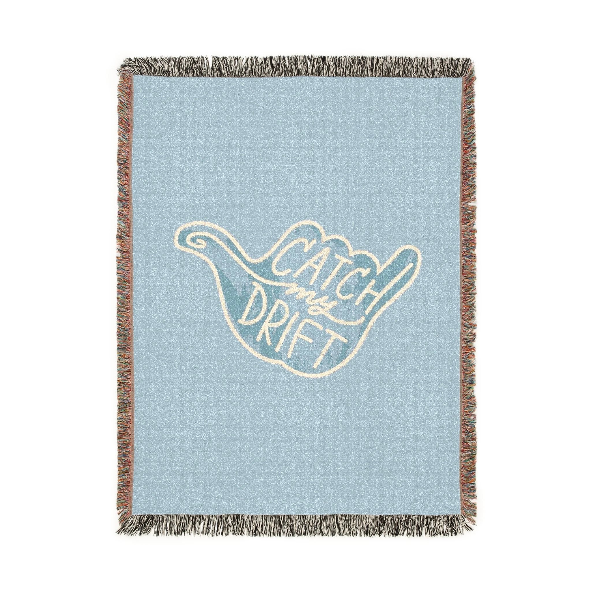 Catch My Drift Woven Blanket - Custom Throw for Cozy Home, Gift for New Homeowners, Housewarming, or Special Occasions