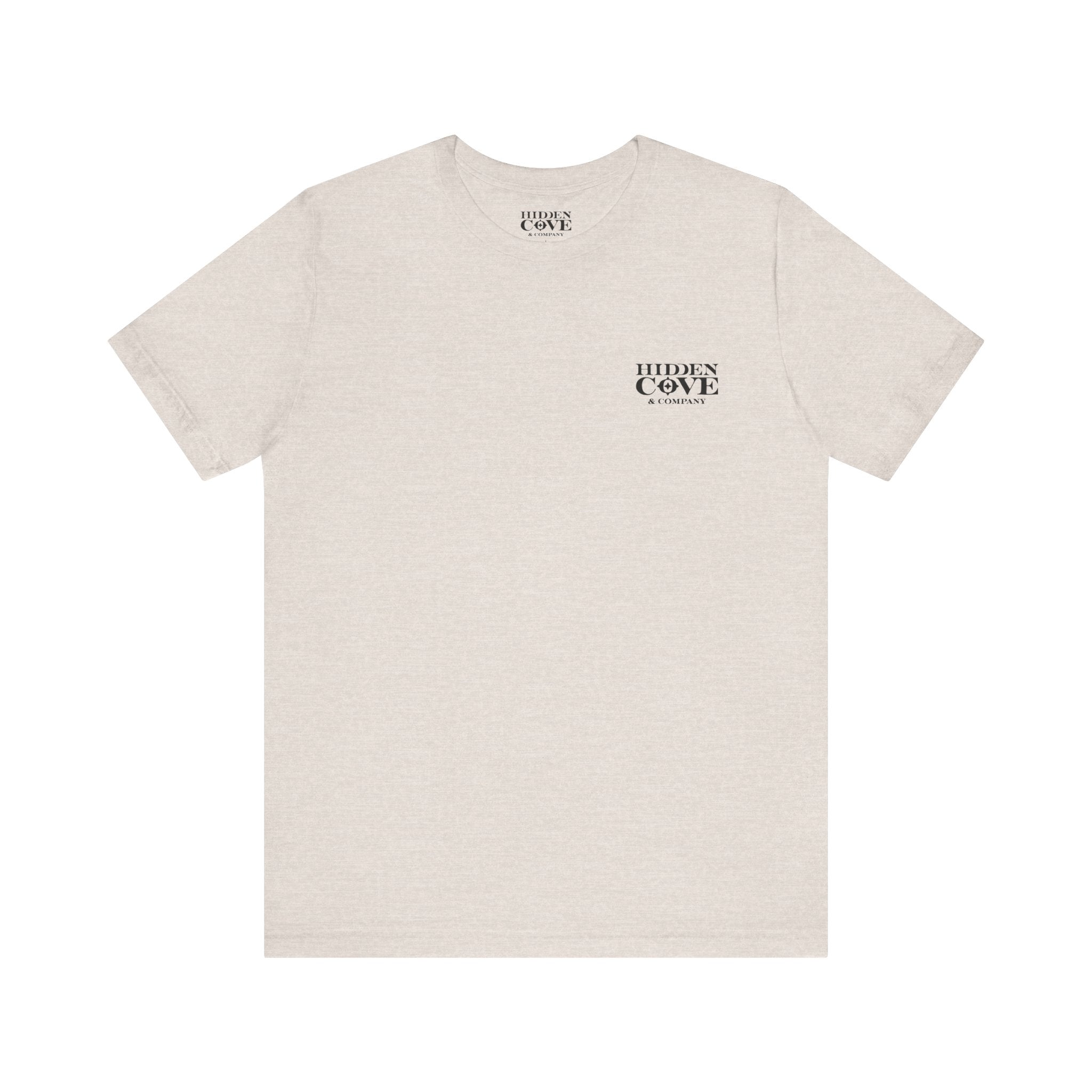 Wake Zone T-Shirt, Hand Drawn Back Design With Front Chest Logo, Bella Canvas T-Shirt