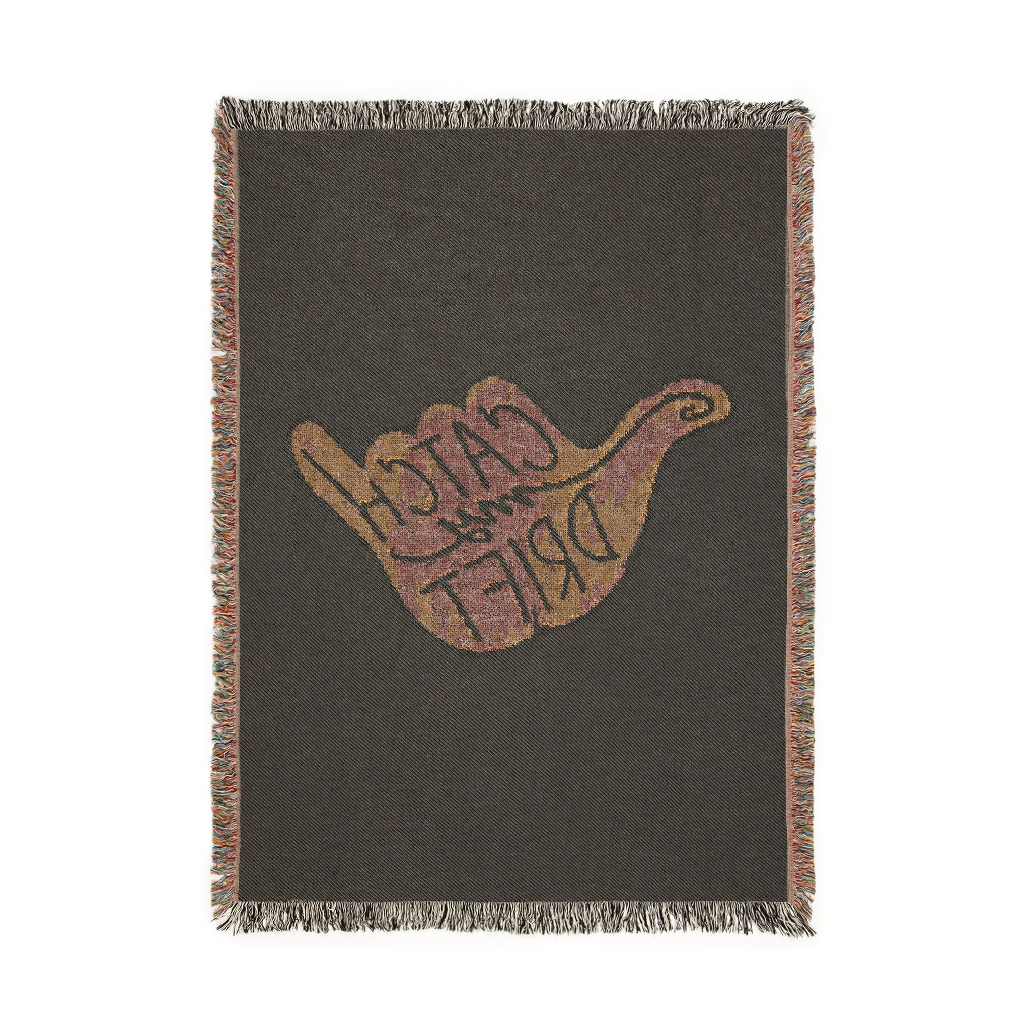 Catch My Drift Woven Blanket - Custom Throw for Cozy Home, Gift for New Homeowners, Housewarming, or Special Occasions
