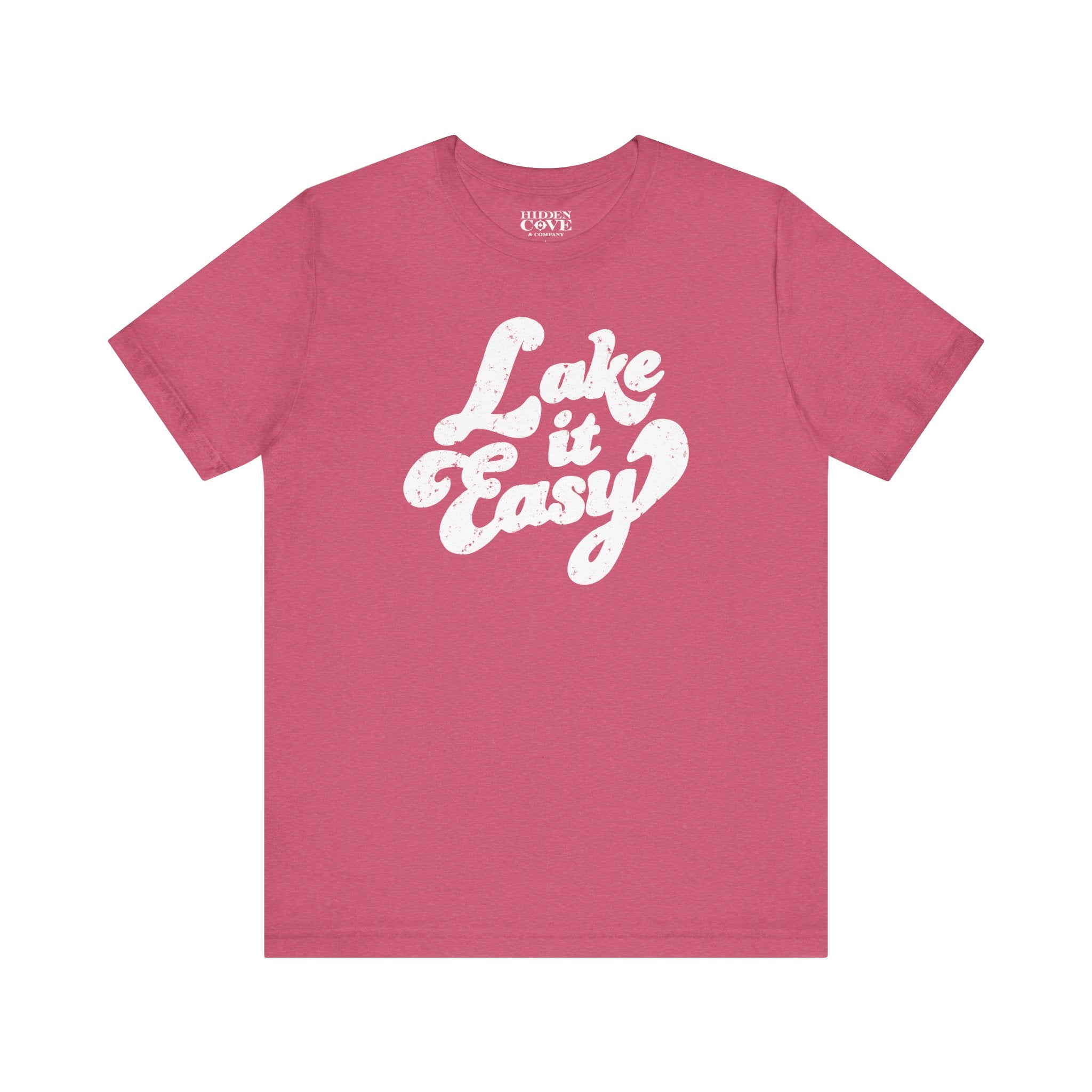 Lake It Easy T-Shirt, Hand Drawn Design, Bella Canvas T-Shirt