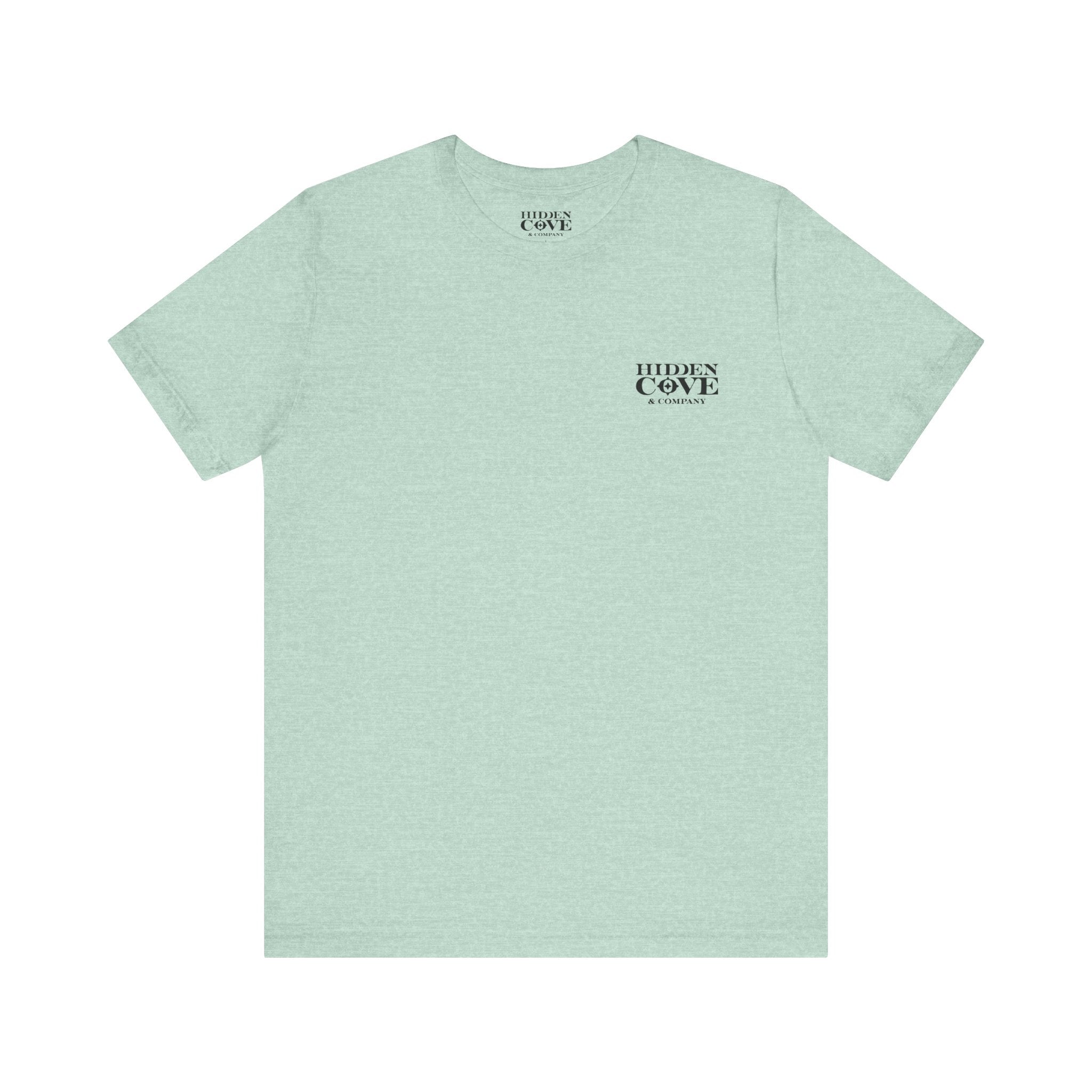 Wake Zone T-Shirt, Hand Drawn Back Design With Front Chest Logo, Bella Canvas T-Shirt
