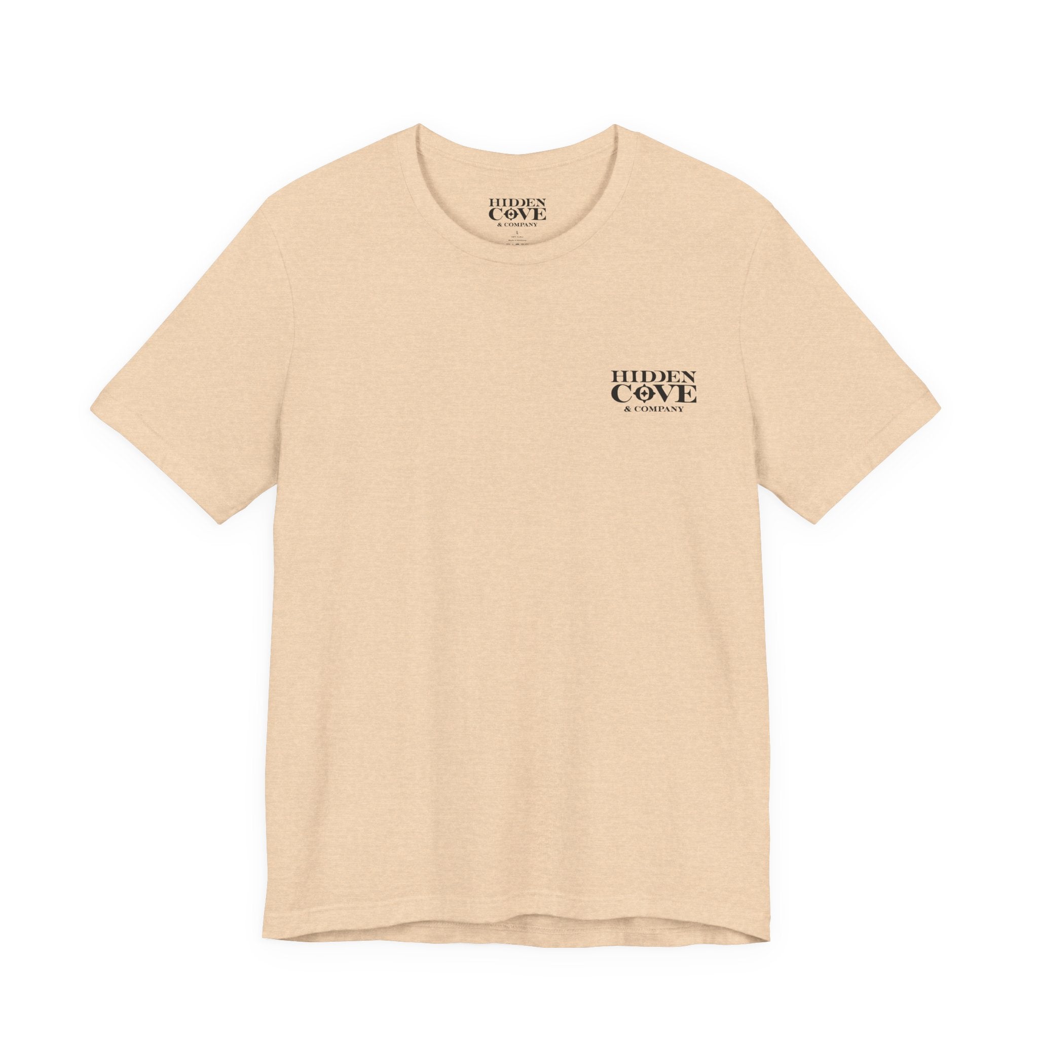 Wake Zone T-Shirt, Hand Drawn Back Design With Front Chest Logo, Bella Canvas T-Shirt