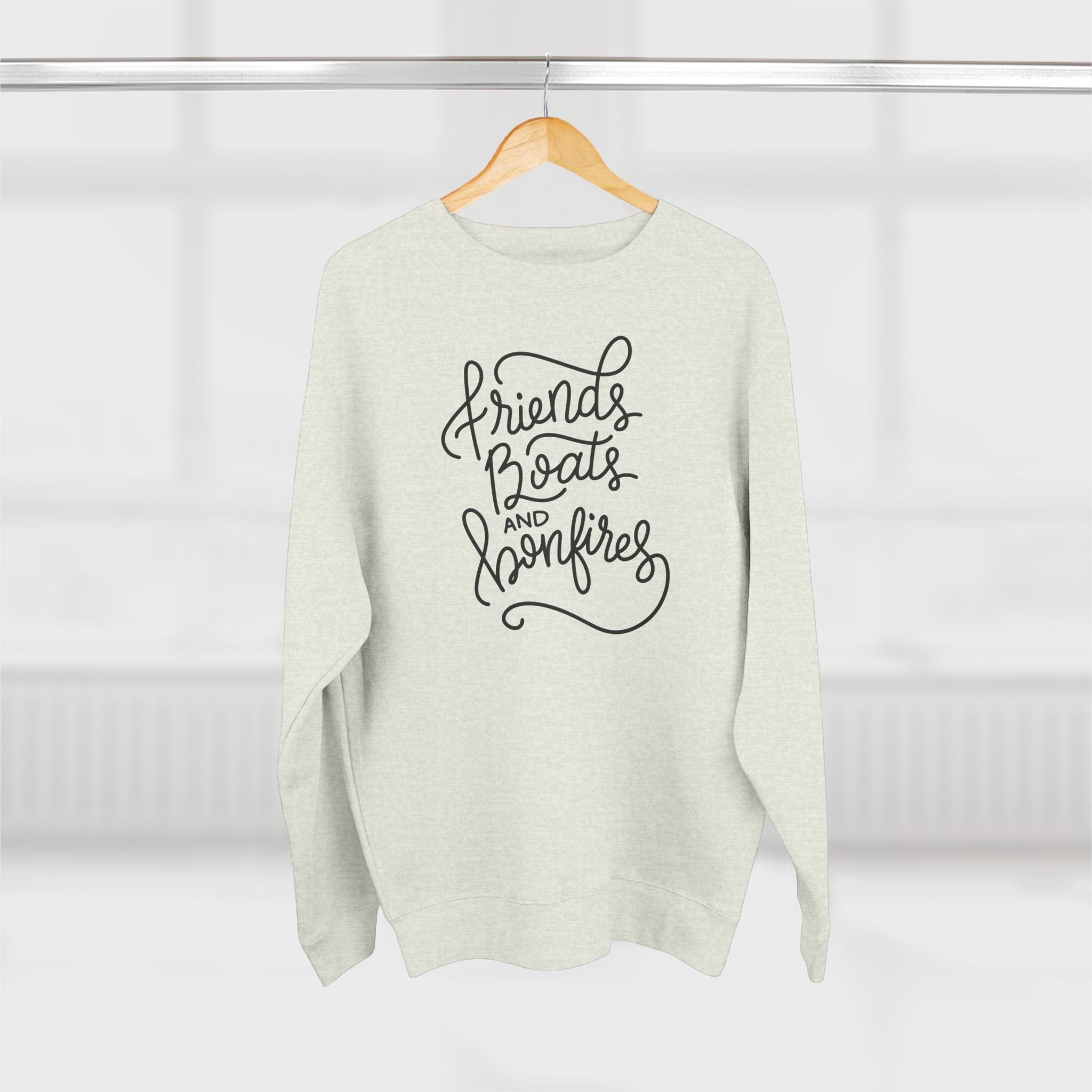 Friends, Boats, and Bonfires Crewneck Sweatshirt