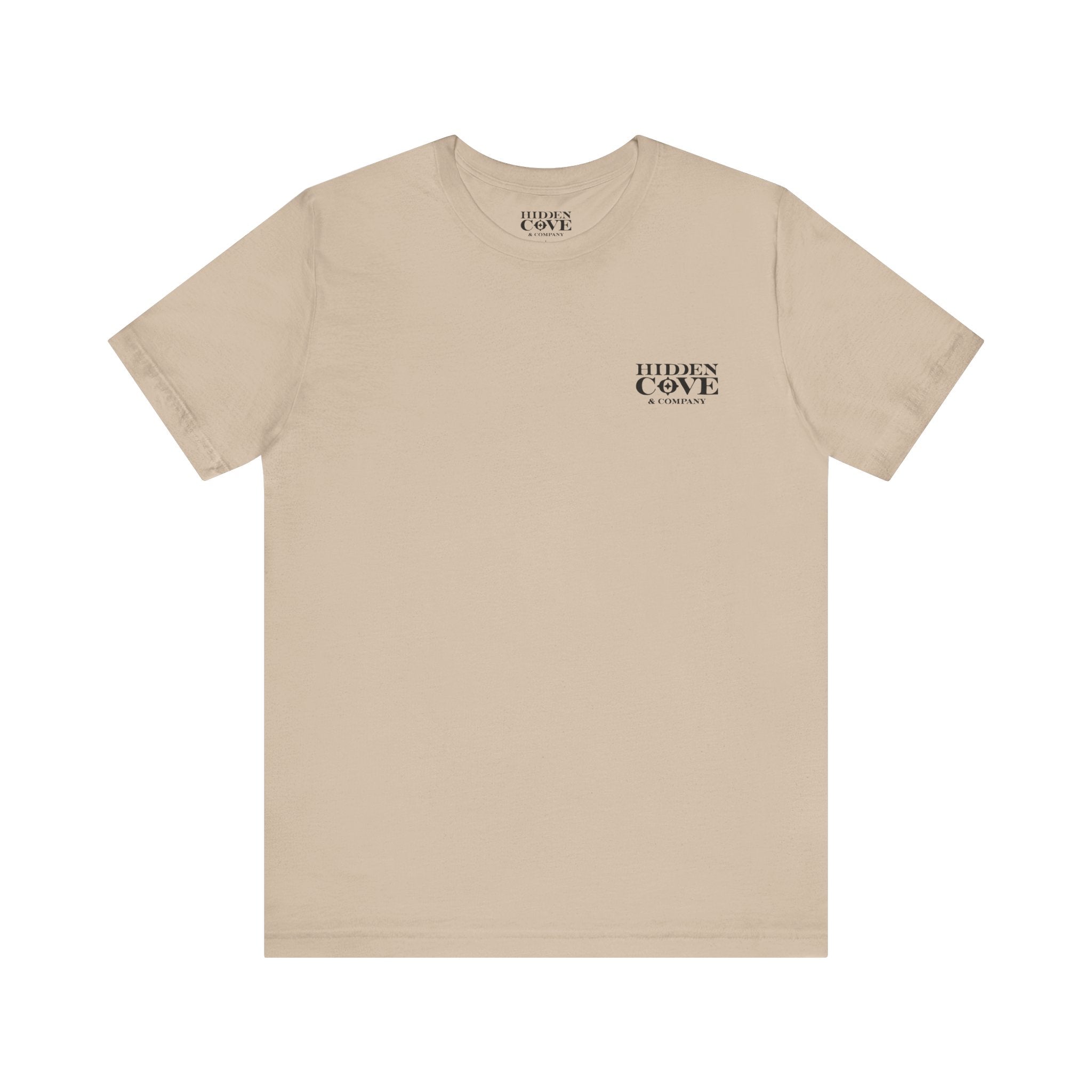 Wake Zone T-Shirt, Hand Drawn Back Design With Front Chest Logo, Bella Canvas T-Shirt