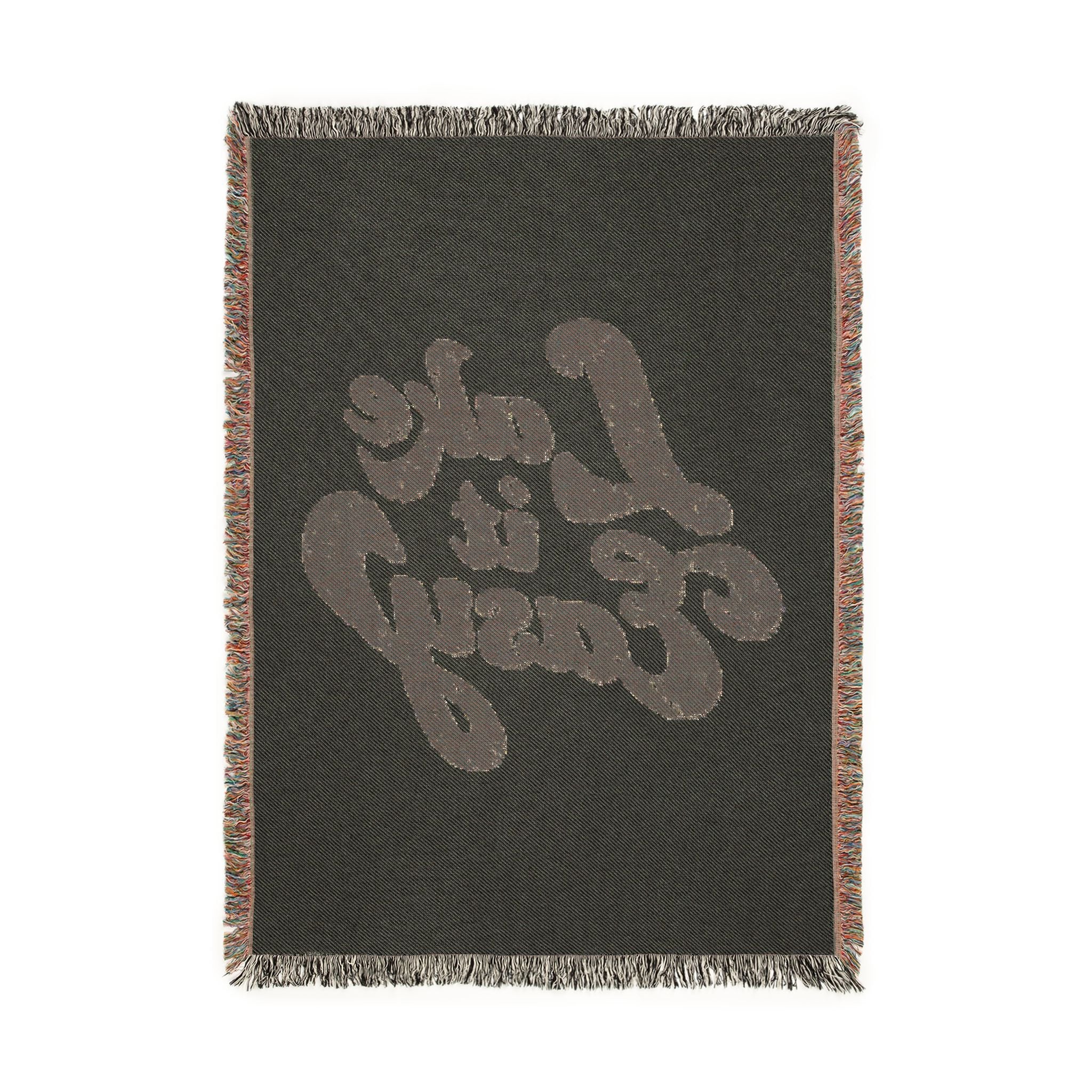 Lake It Easy Woven Blanket - Custom Throw for Cozy Home, Gift for New Homeowners, Housewarming, or Special Occasions