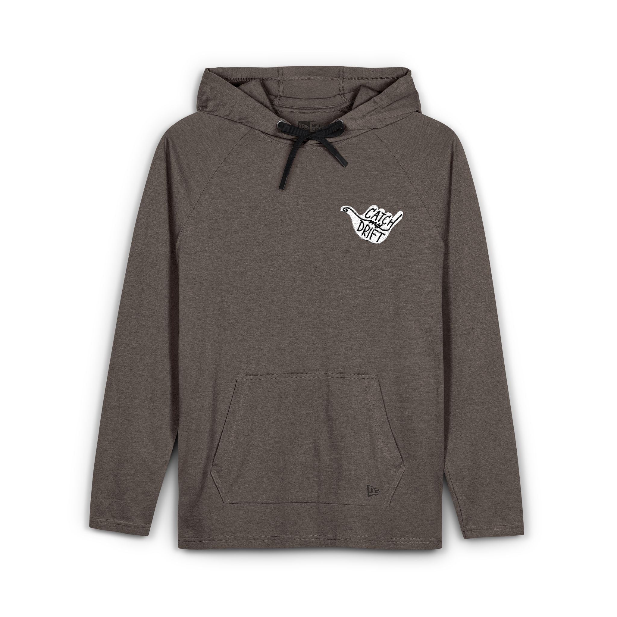 Catch My Drift Embroidered Hoodie, Hand Drawn Design, New Era Tri-Blend Hoodie