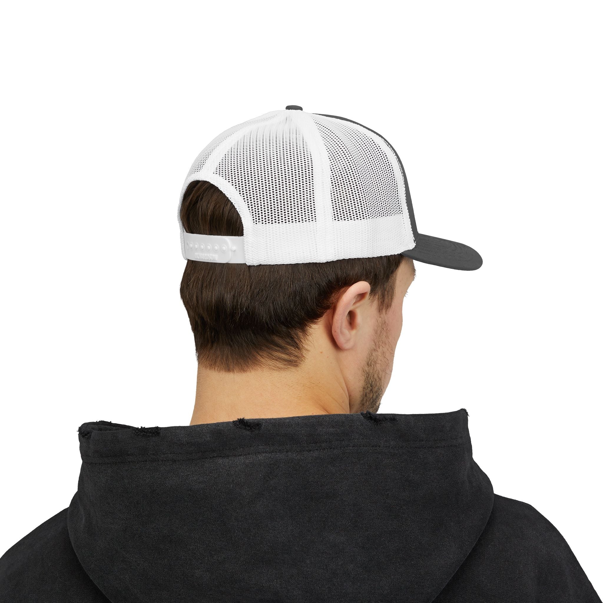 Lake It Easy Trucker Hat, Retro Embroidered Snapback Cap