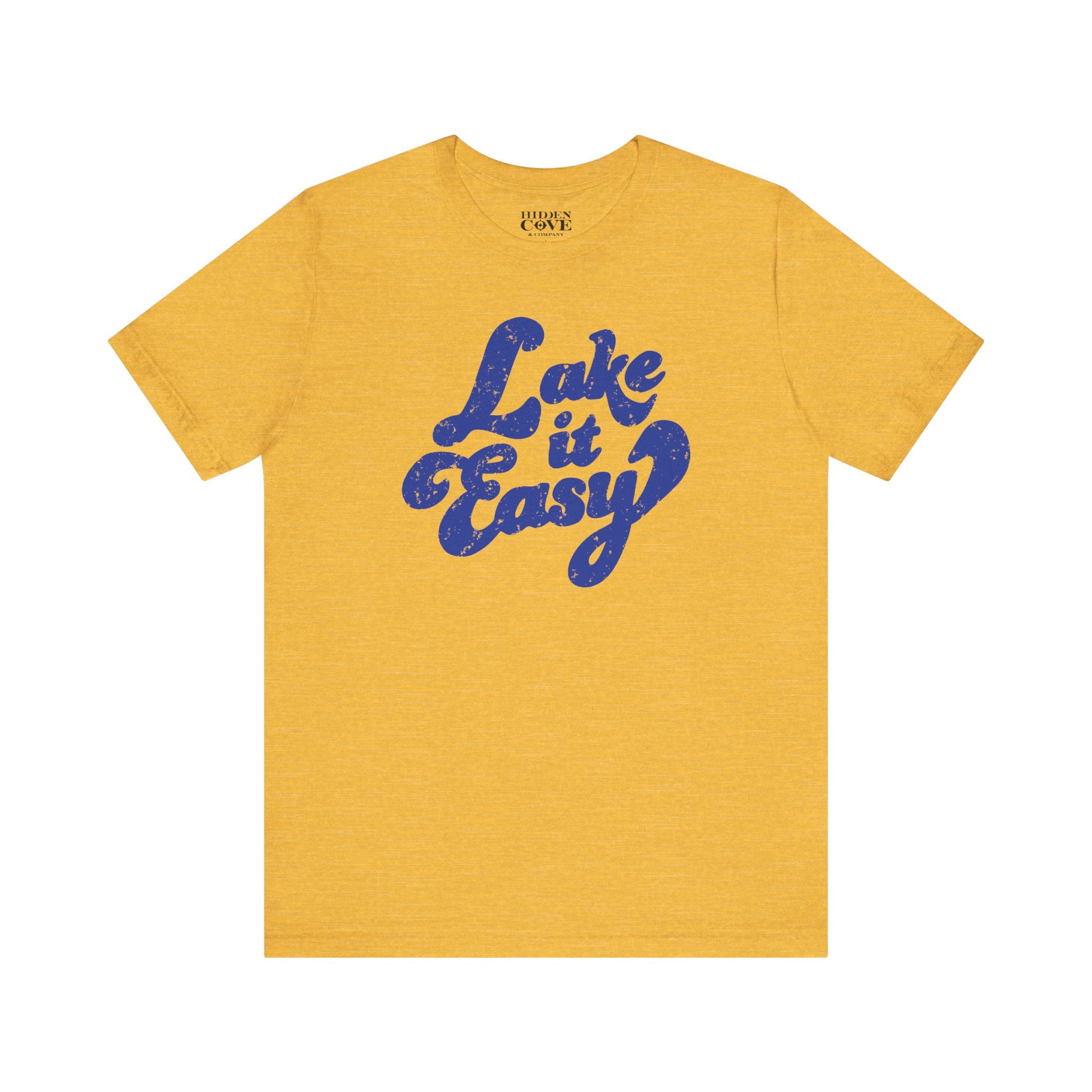 Lake It Easy T-Shirt, Hand Drawn Design, Bella Canvas T-Shirt