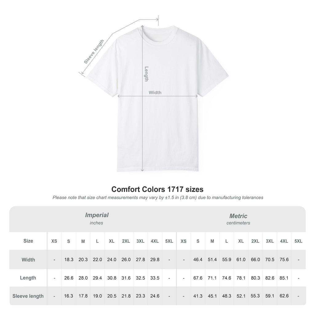 Crane Line Art T-Shirt - Comfort Colors