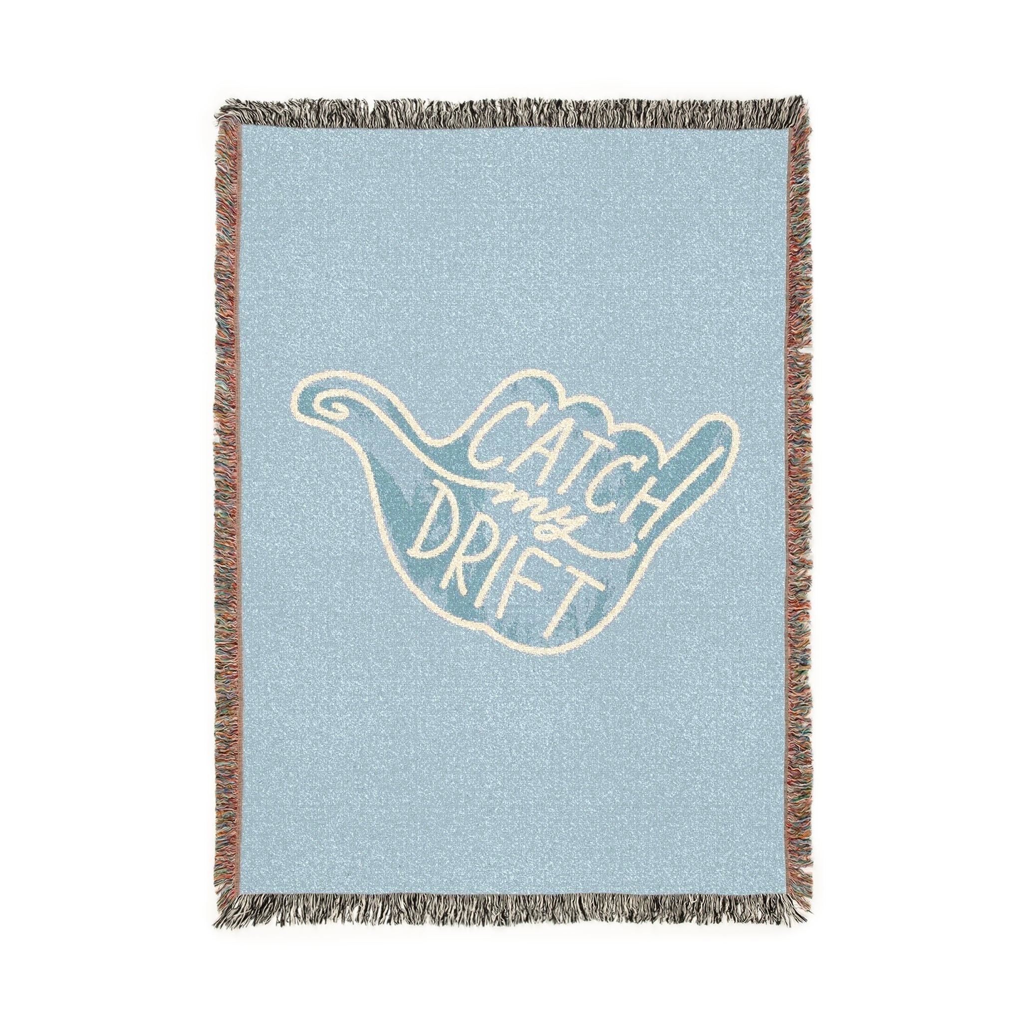 Catch My Drift Woven Blanket - Custom Throw for Cozy Home, Gift for New Homeowners, Housewarming, or Special Occasions